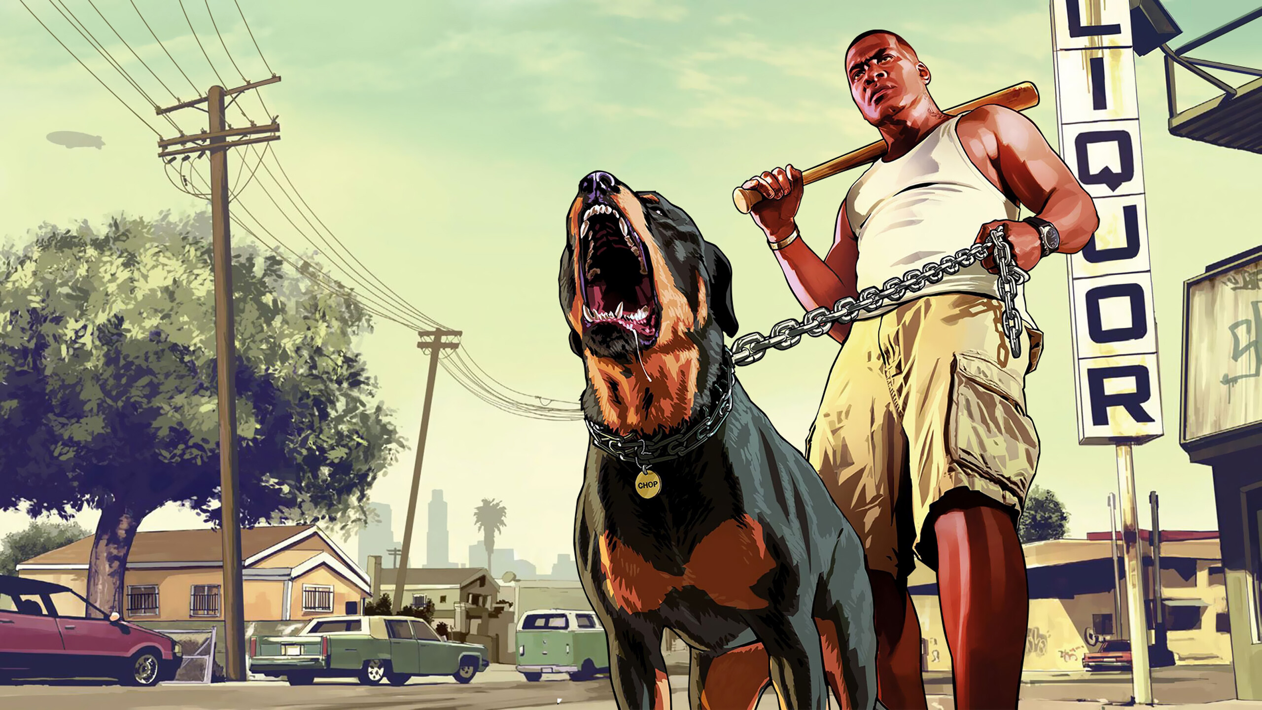 GTA 6 characters in Vice City sunset